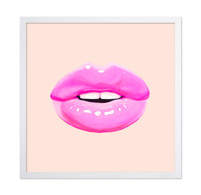 Pink Glossy Lips