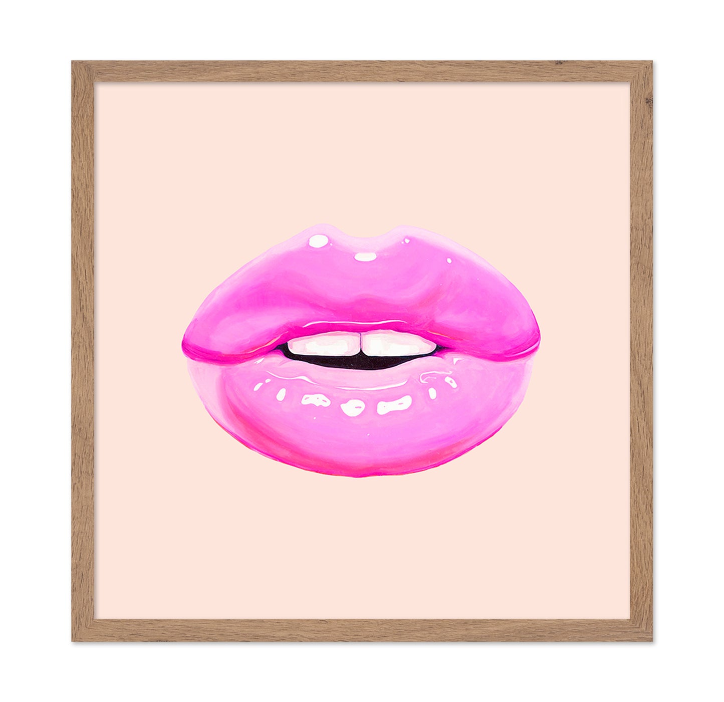 Pink Glossy Lips