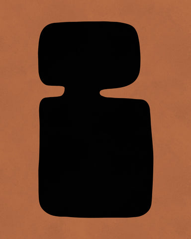 Black Abstract Figure
