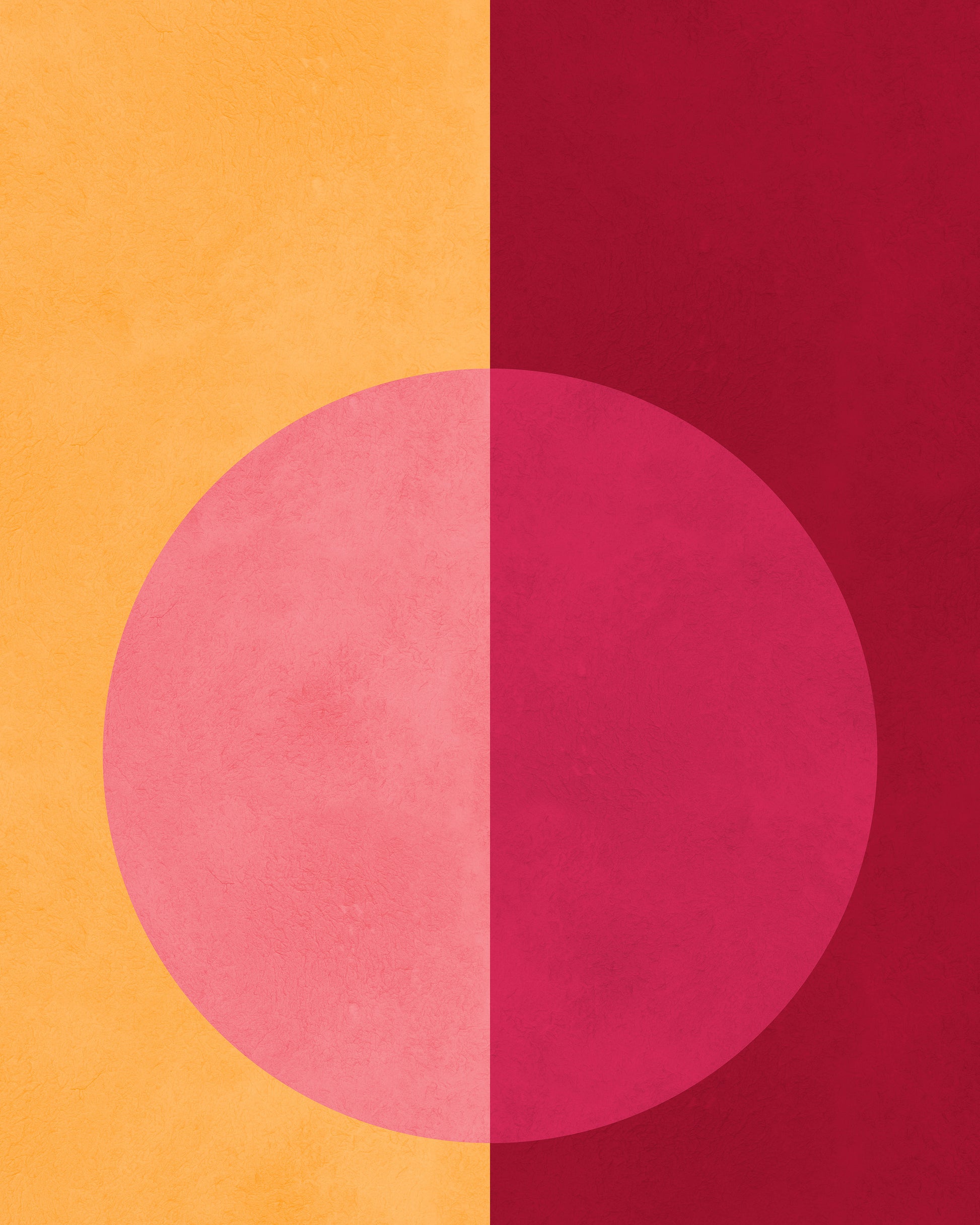 Split Pink Circle