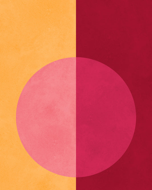 Split Pink Circle