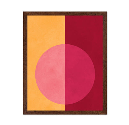 Split Pink Circle