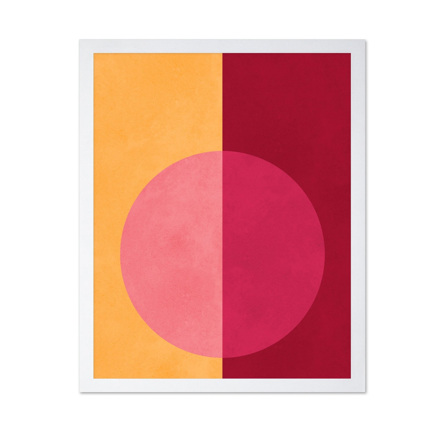 Split Pink Circle
