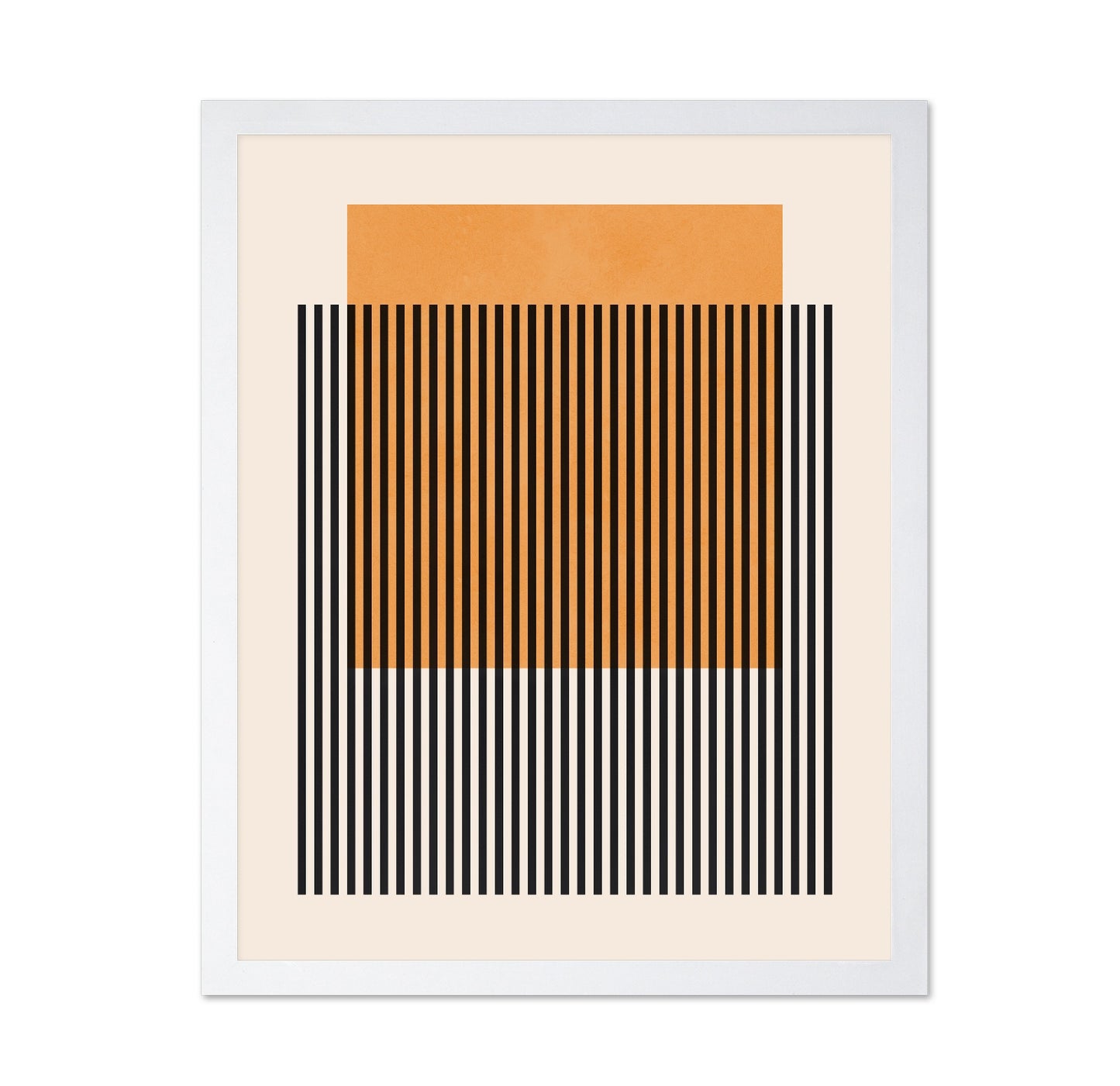 Orange Stripe Grid