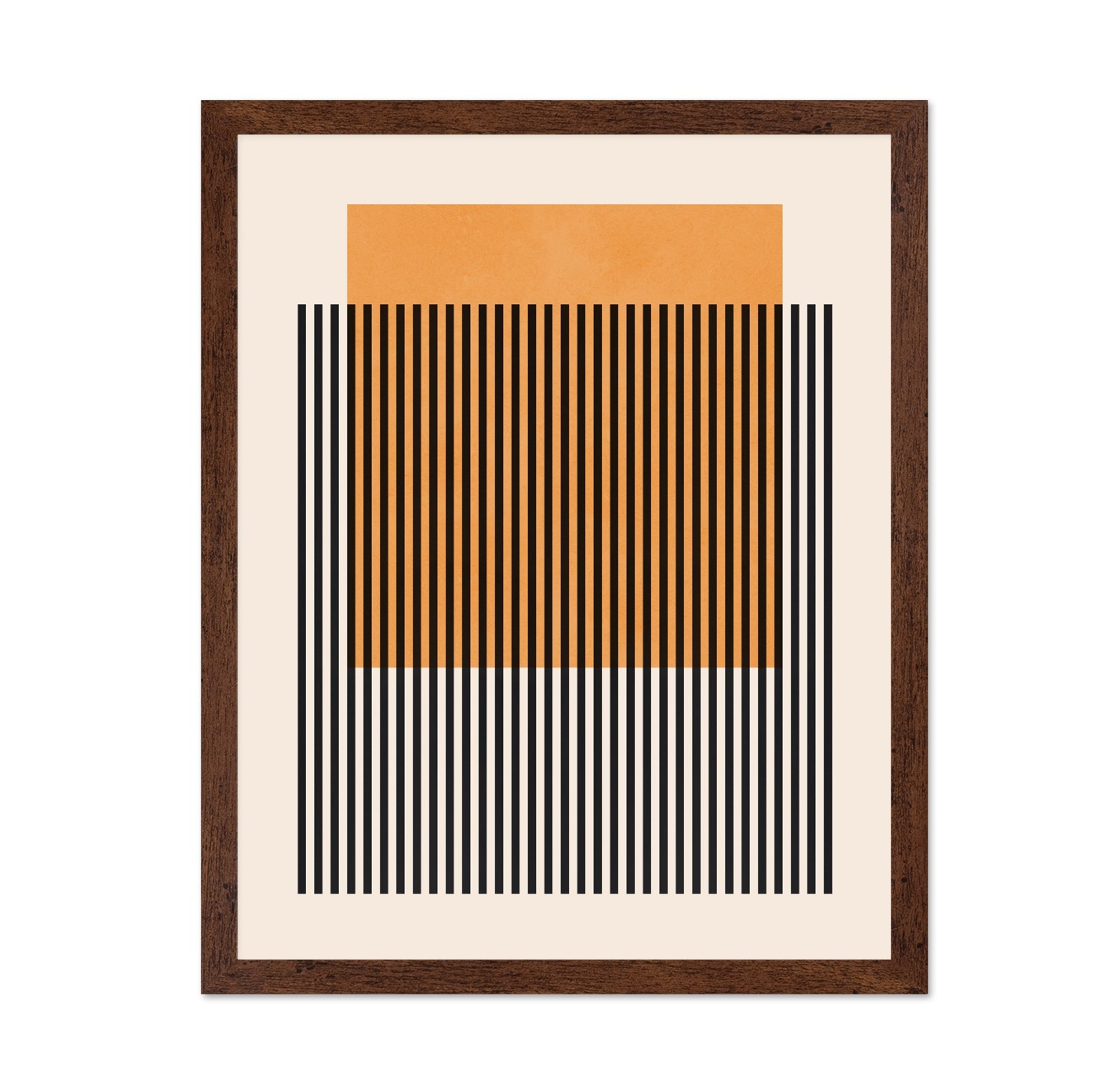 Orange Stripe Grid