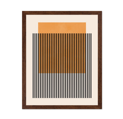 Orange Stripe Grid