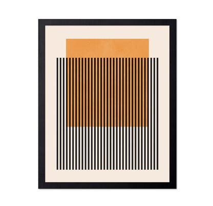 Orange Stripe Grid