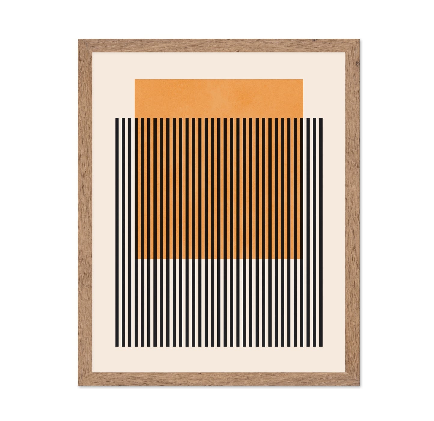 Orange Stripe Grid
