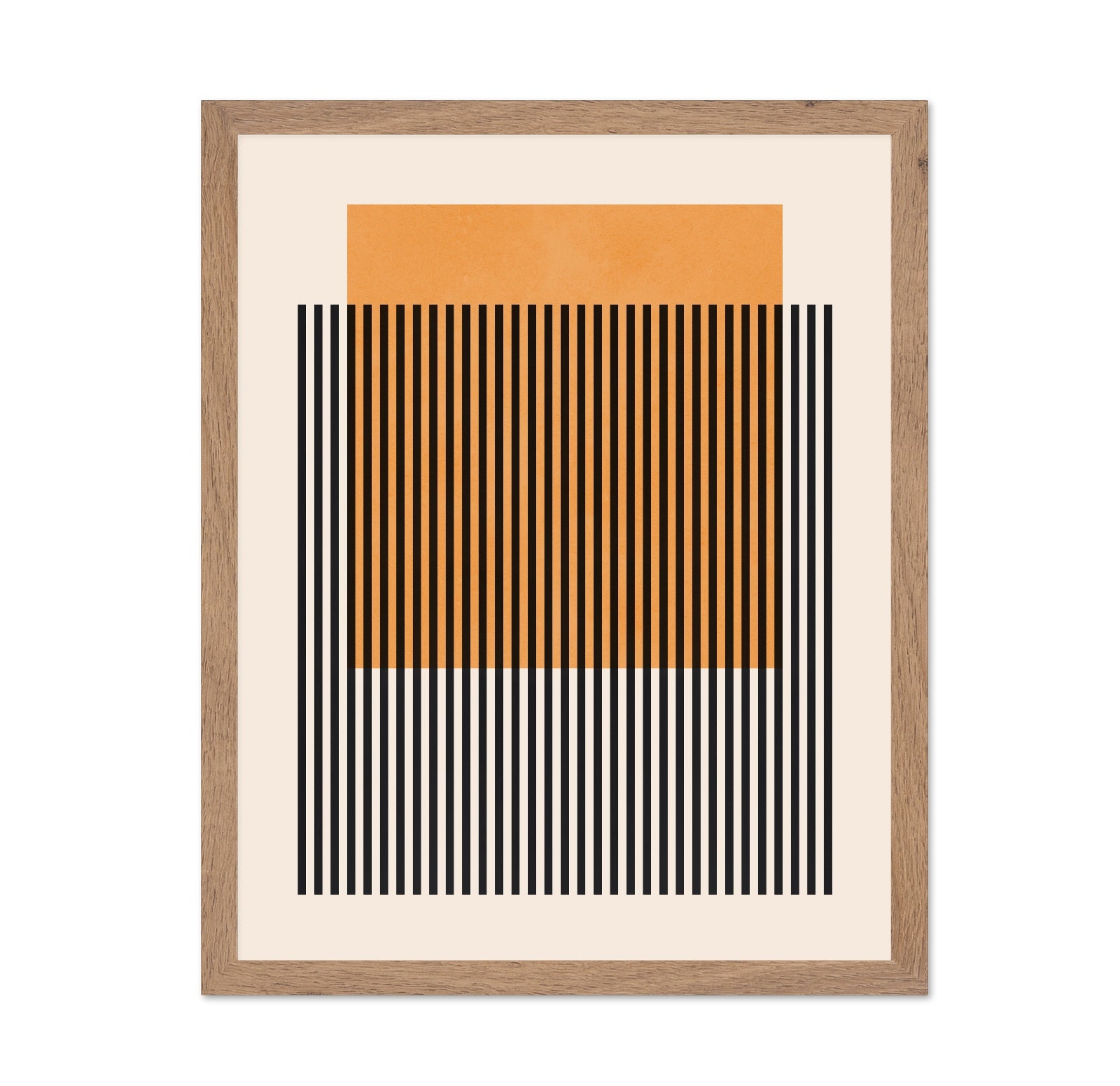 Orange Stripe Grid