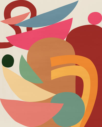 Colorful Abstract Flow No2