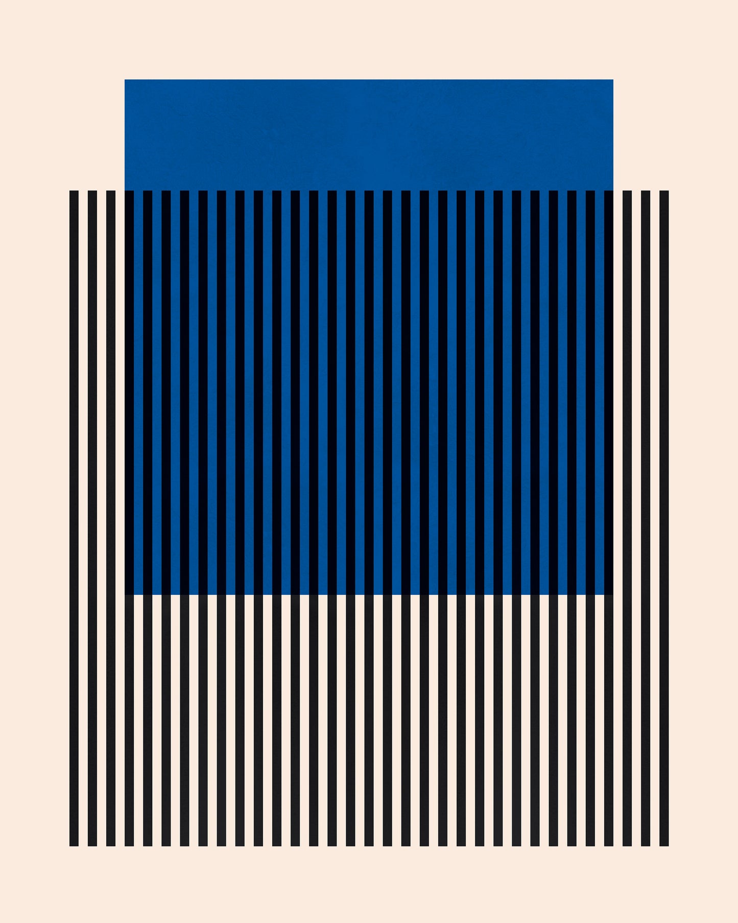 Blue Stripe Grid