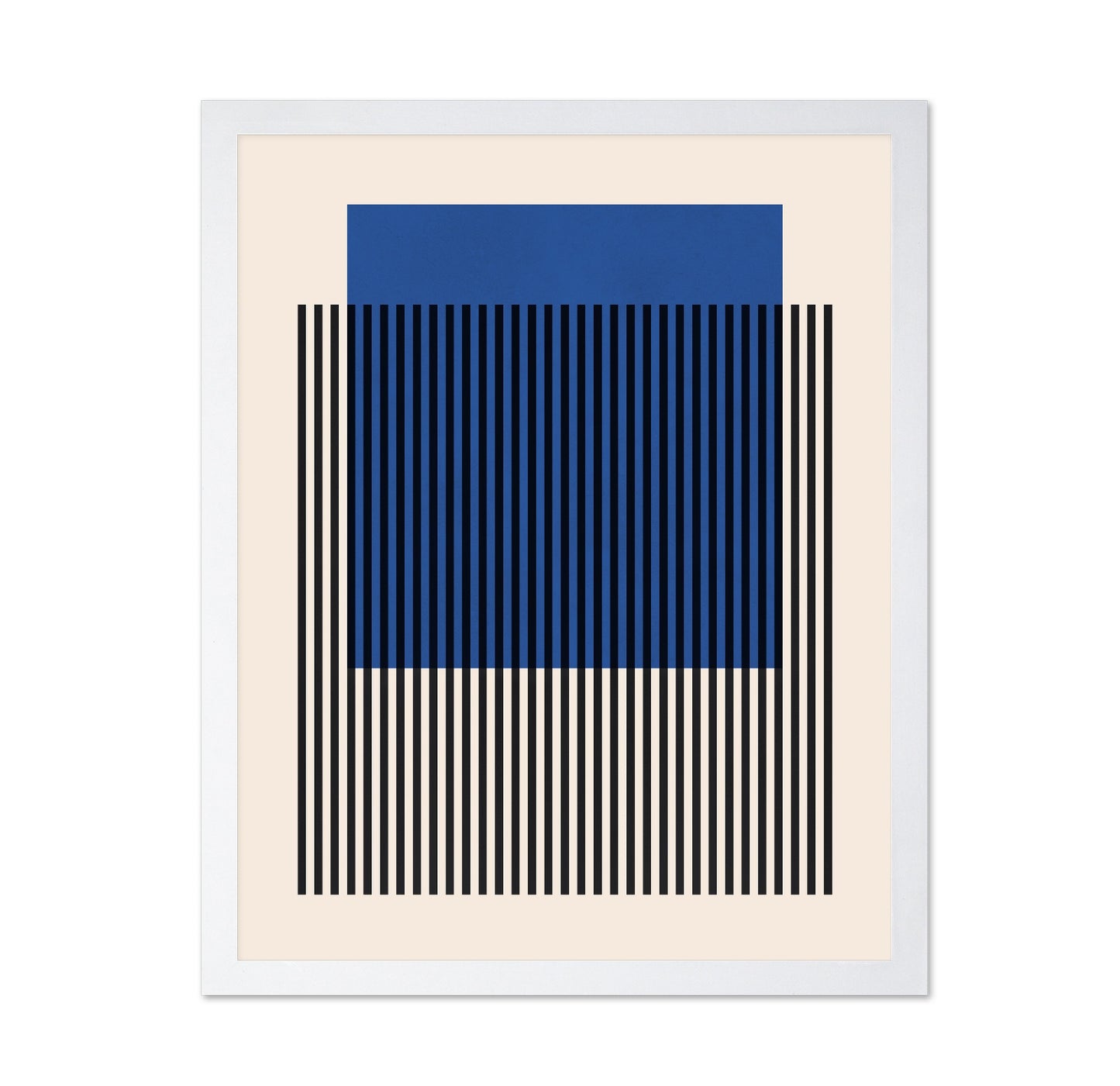 Blue Stripe Grid