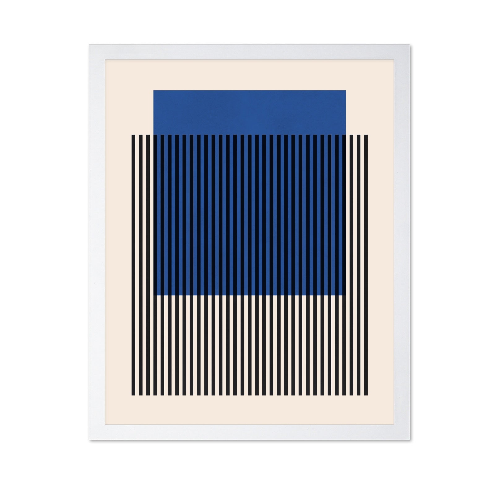 Blue Stripe Grid