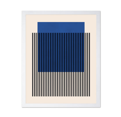 Blue Stripe Grid