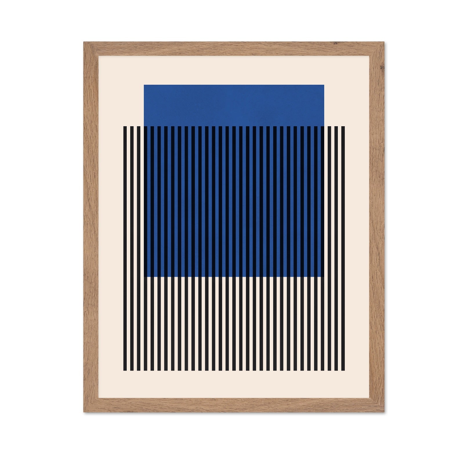 Blue Stripe Grid