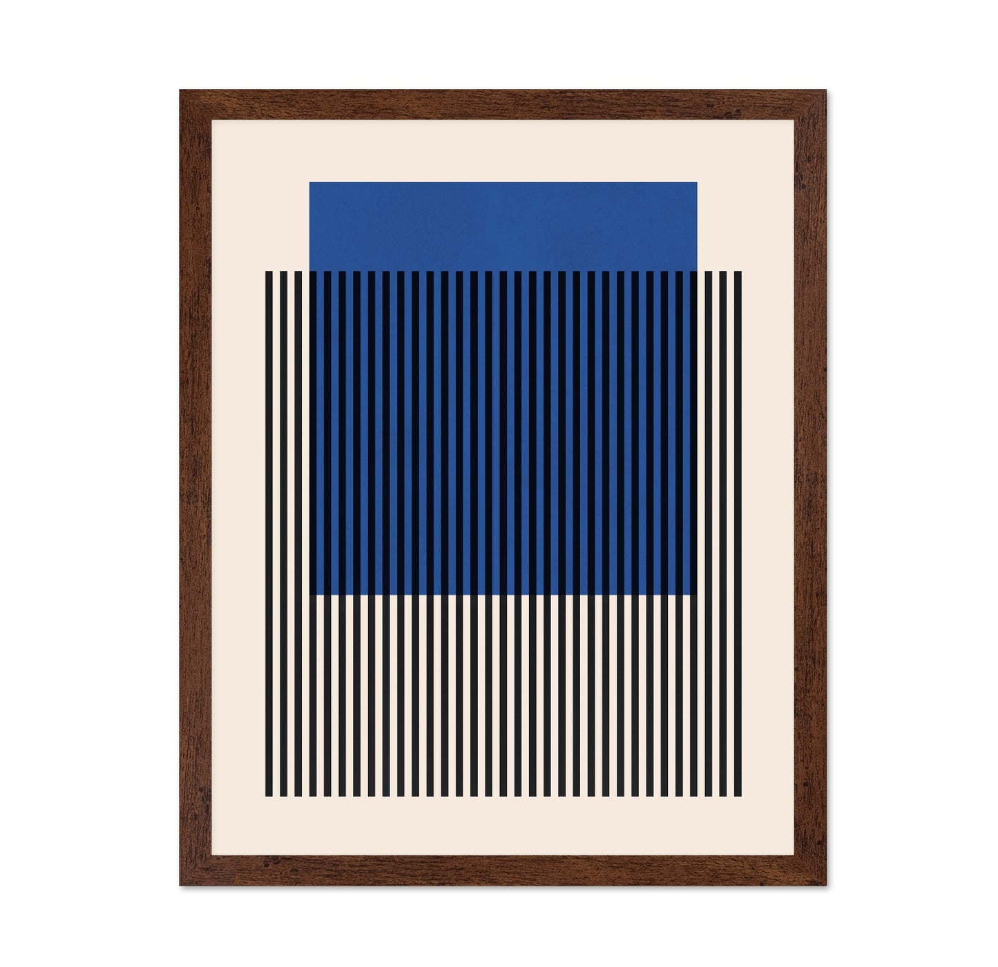 Blue Stripe Grid