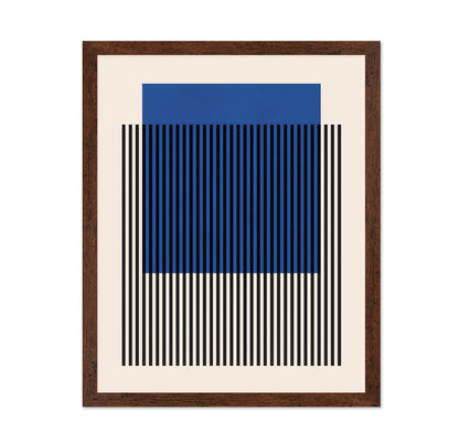 Blue Stripe Grid