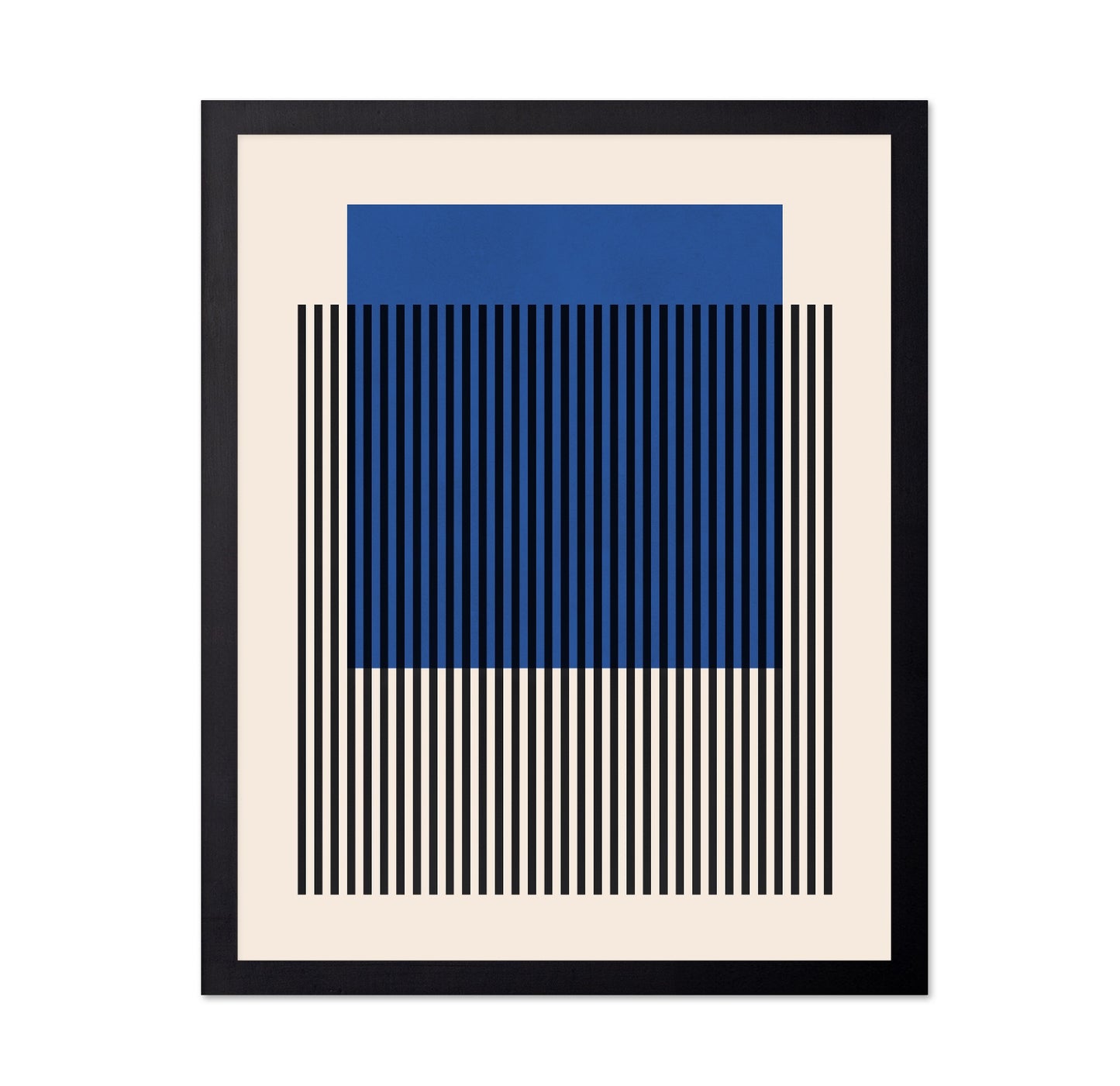 Blue Stripe Grid