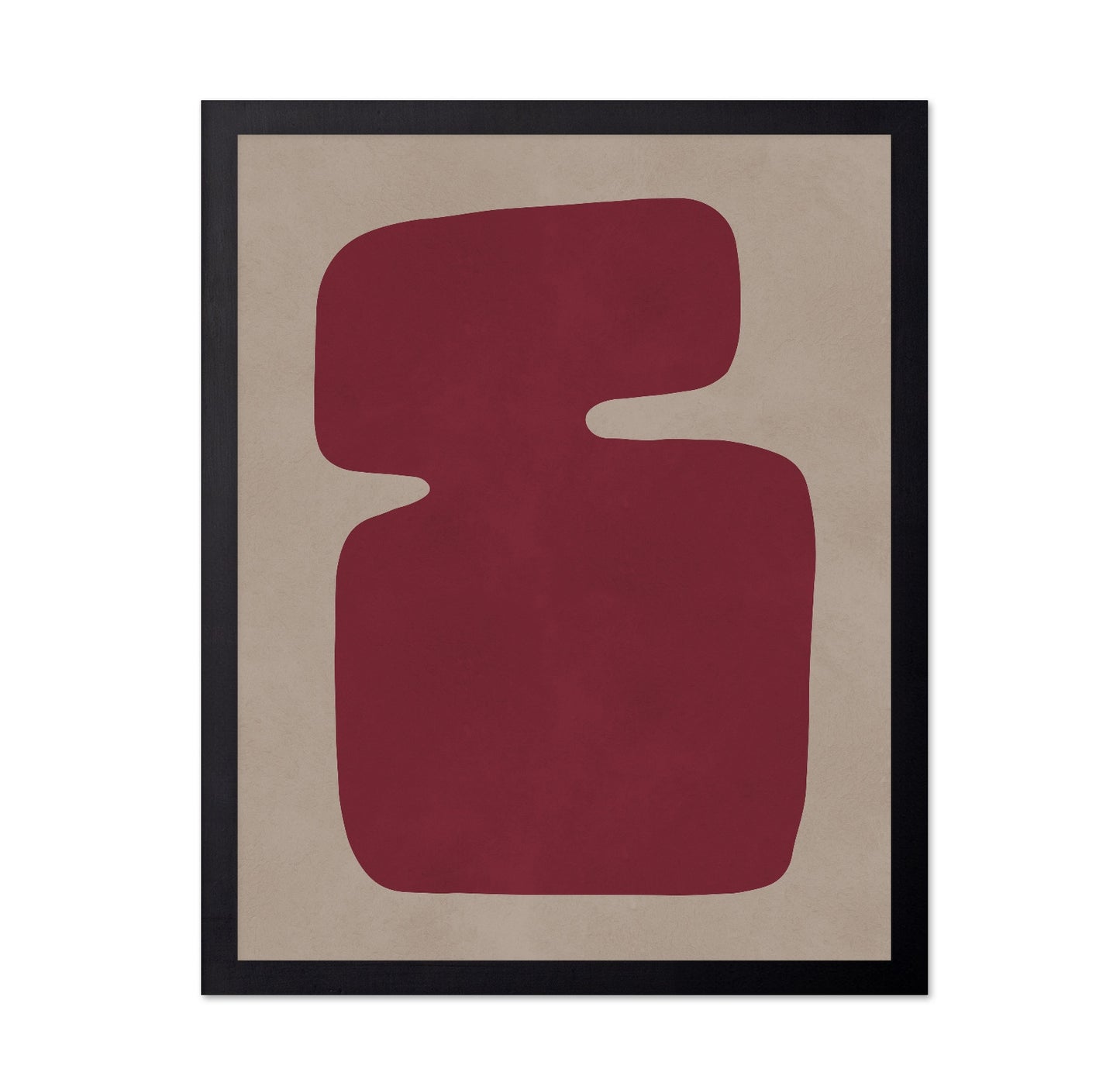 Red Organic Shape No1