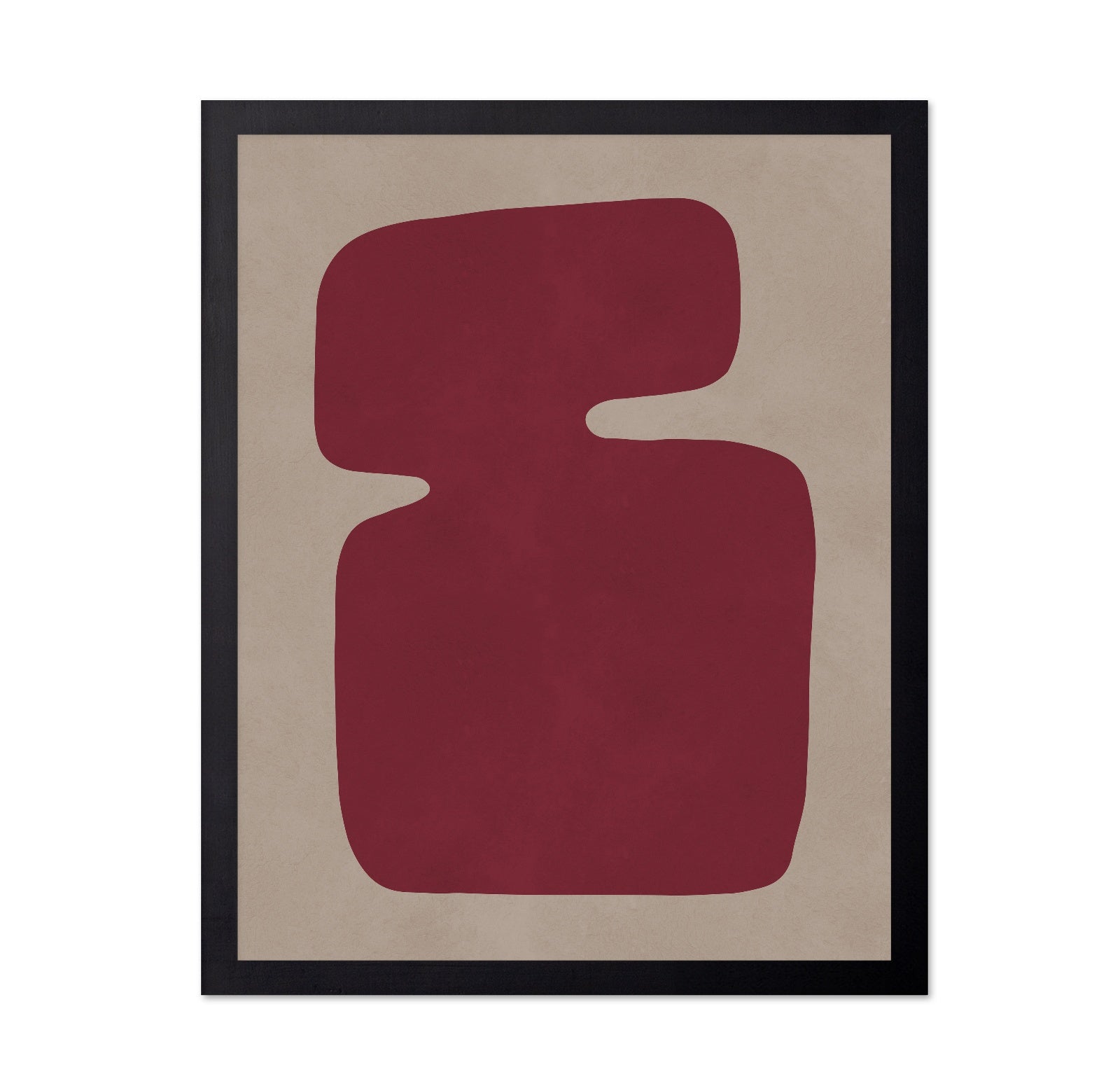 Red Organic Shape No1