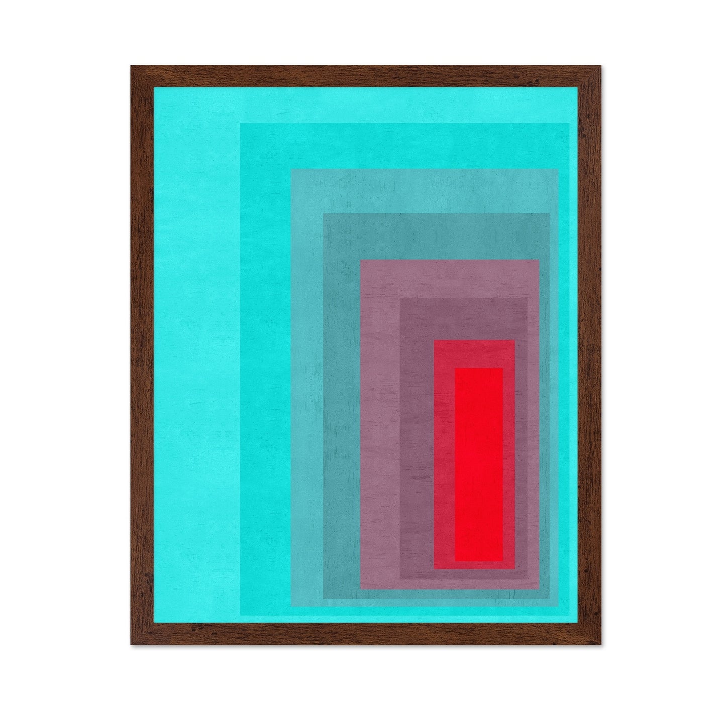 Teal Red Contrast