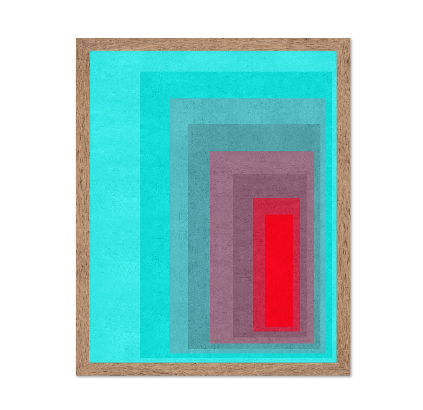 Teal Red Contrast