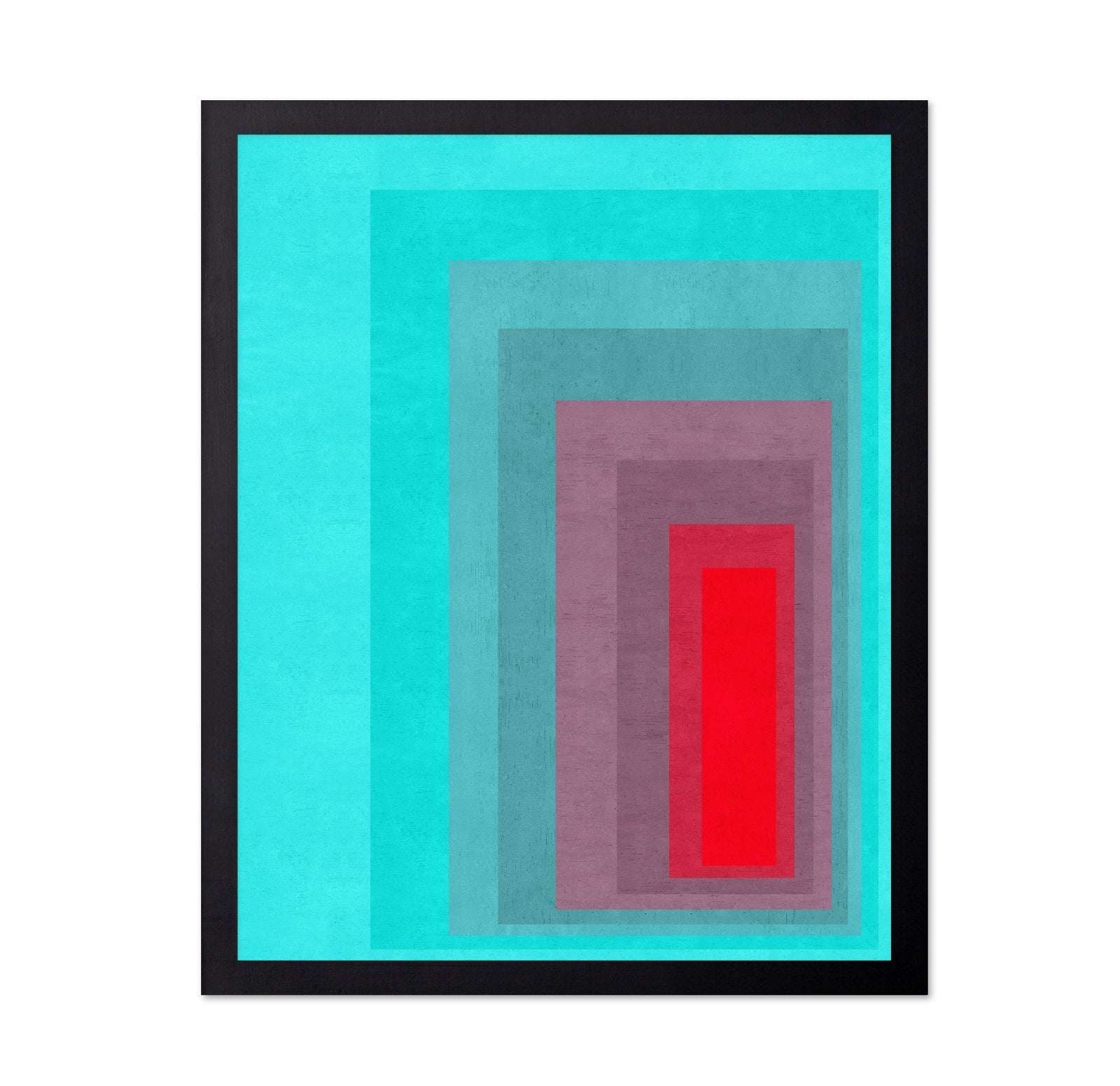 Teal Red Contrast
