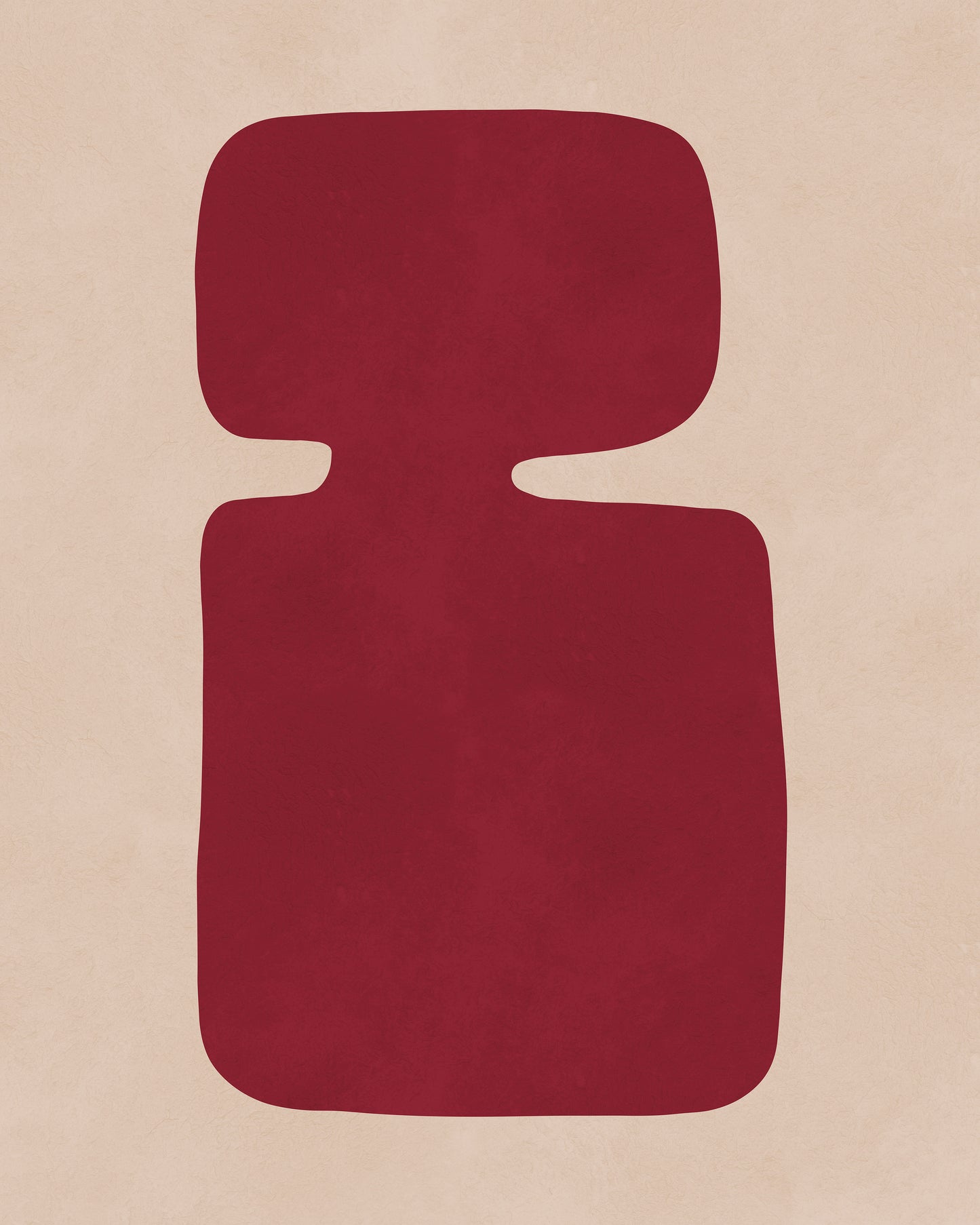 Red Abstract Figure No2