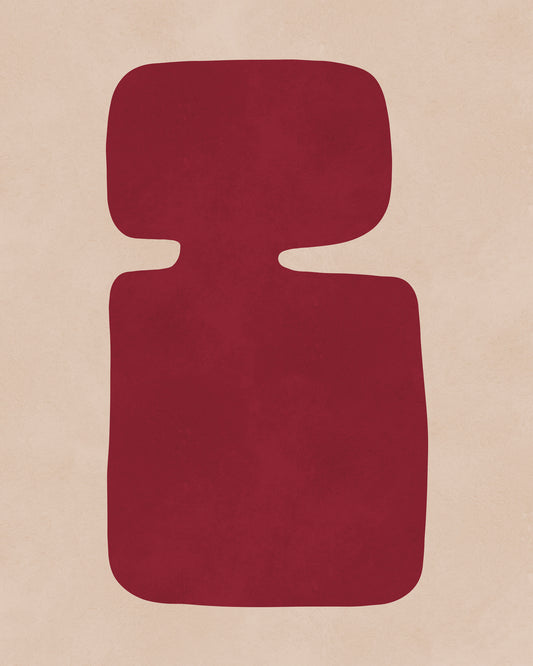 Red Abstract Figure No2