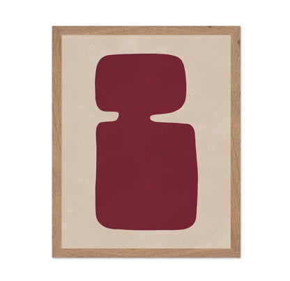Red Abstract Figure No2