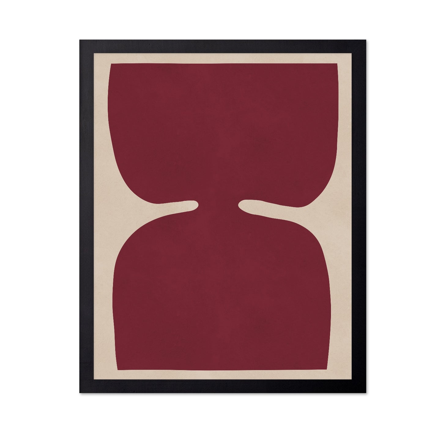 Red Organic Shape No2