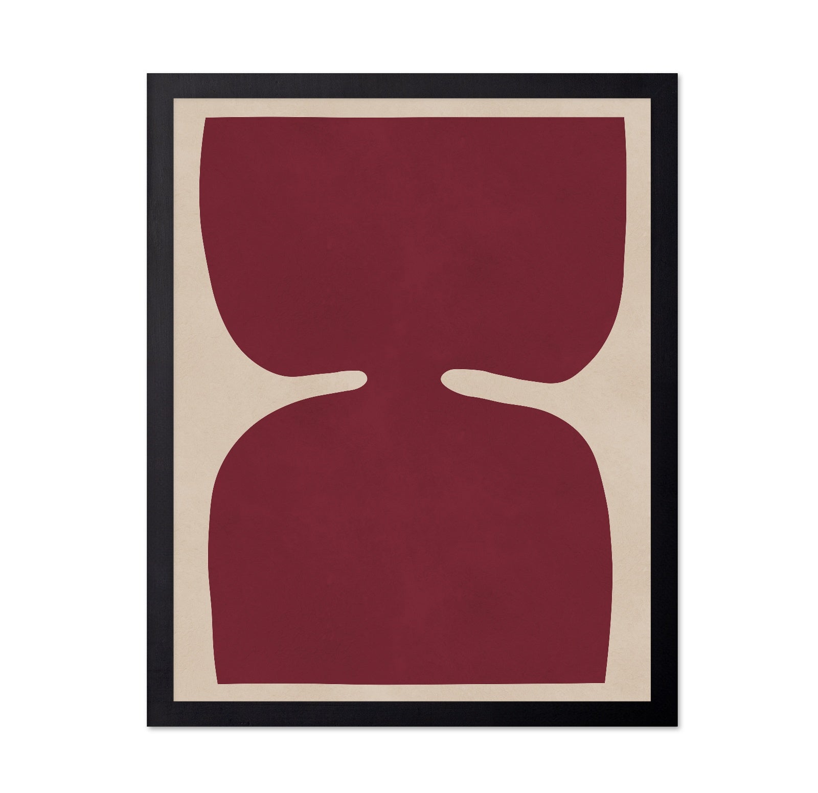 Red Organic Shape No2