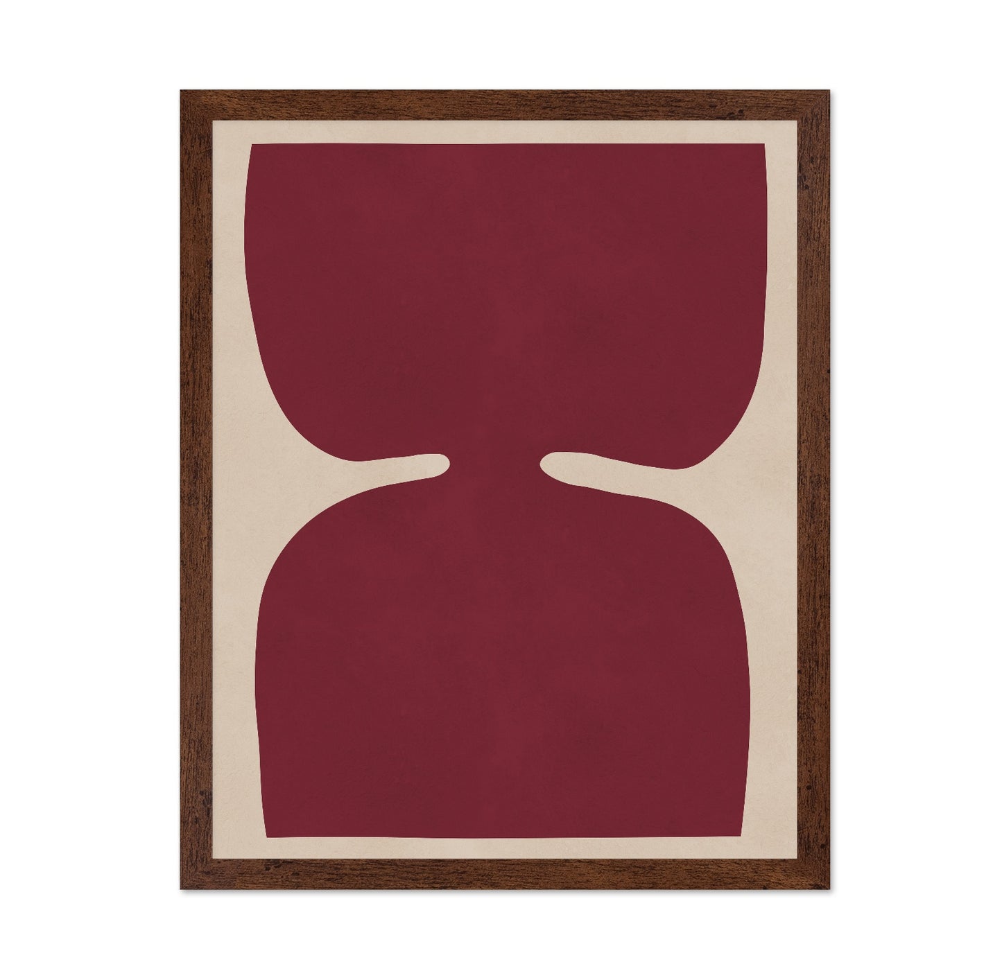Red Organic Shape No2