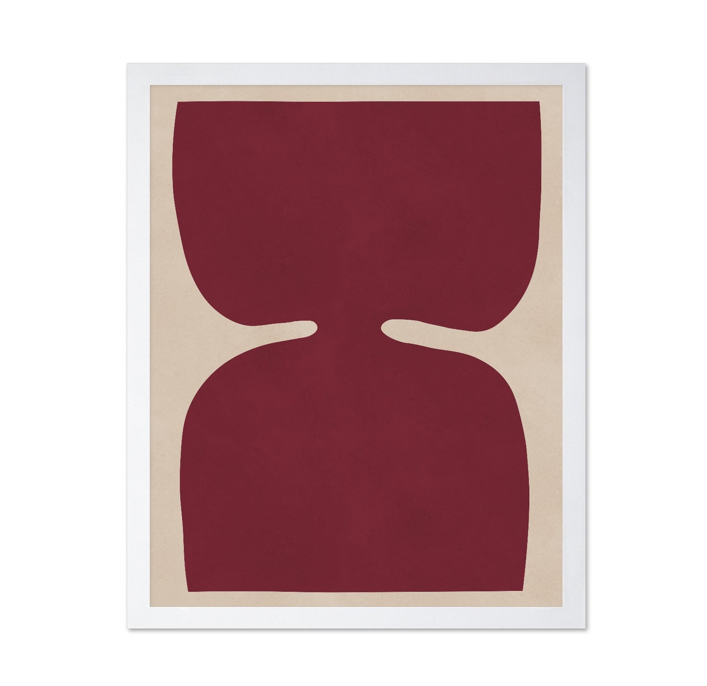 Red Organic Shape No2