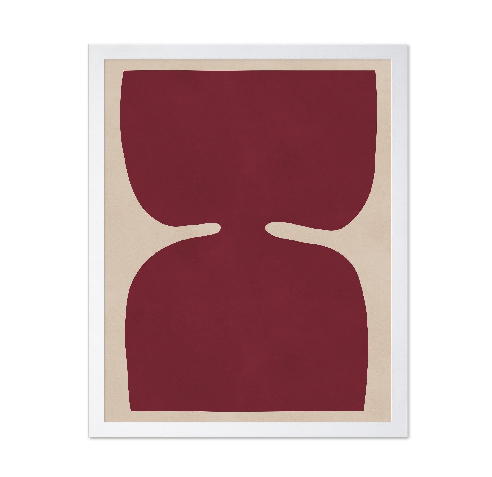 Red Organic Shape No2