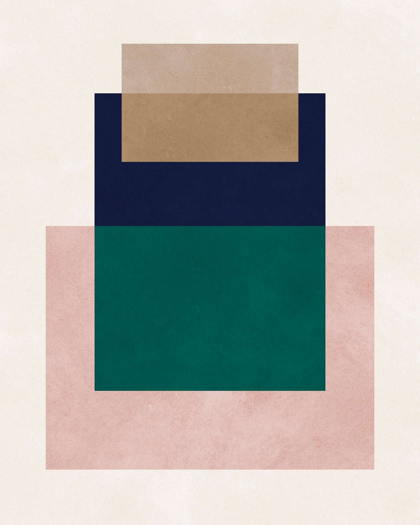 Layered Color Blocks No4