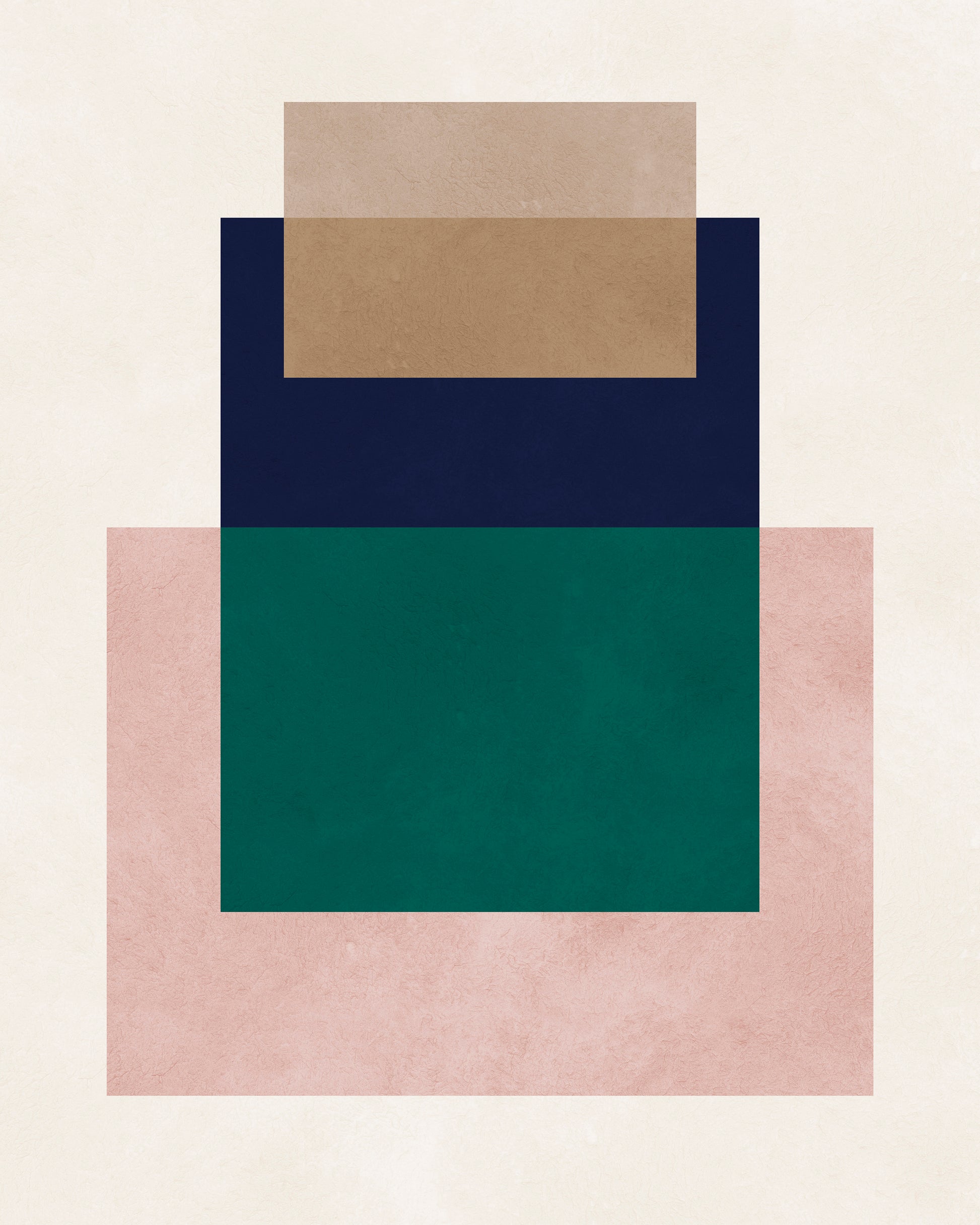 Layered Color Blocks No4
