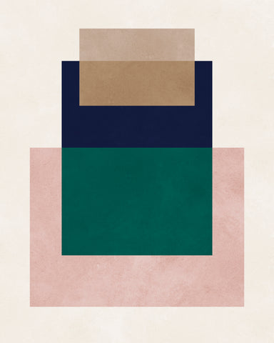Layered Color Blocks No4