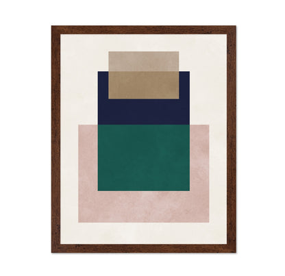 Layered Color Blocks No4