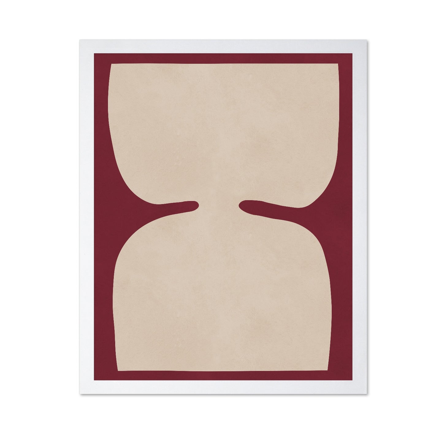 Cream Shape Cutout