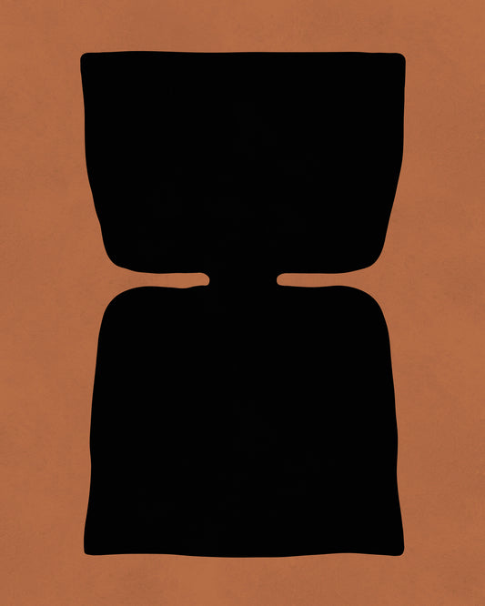 Abstract Black Form