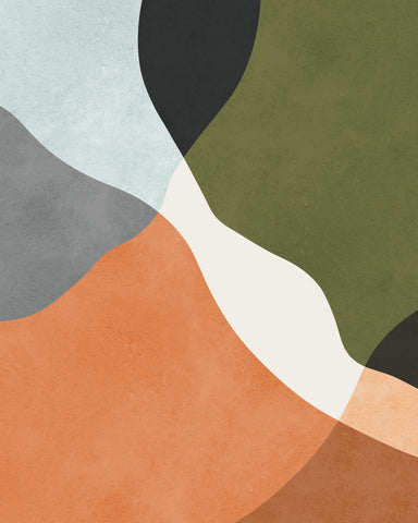 Fluid Color Shapes No2