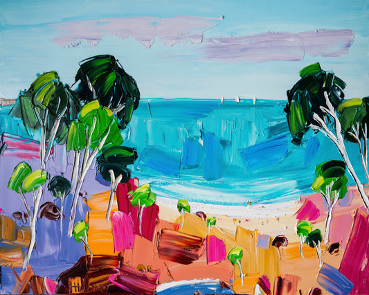 Vibrant Coastal View
