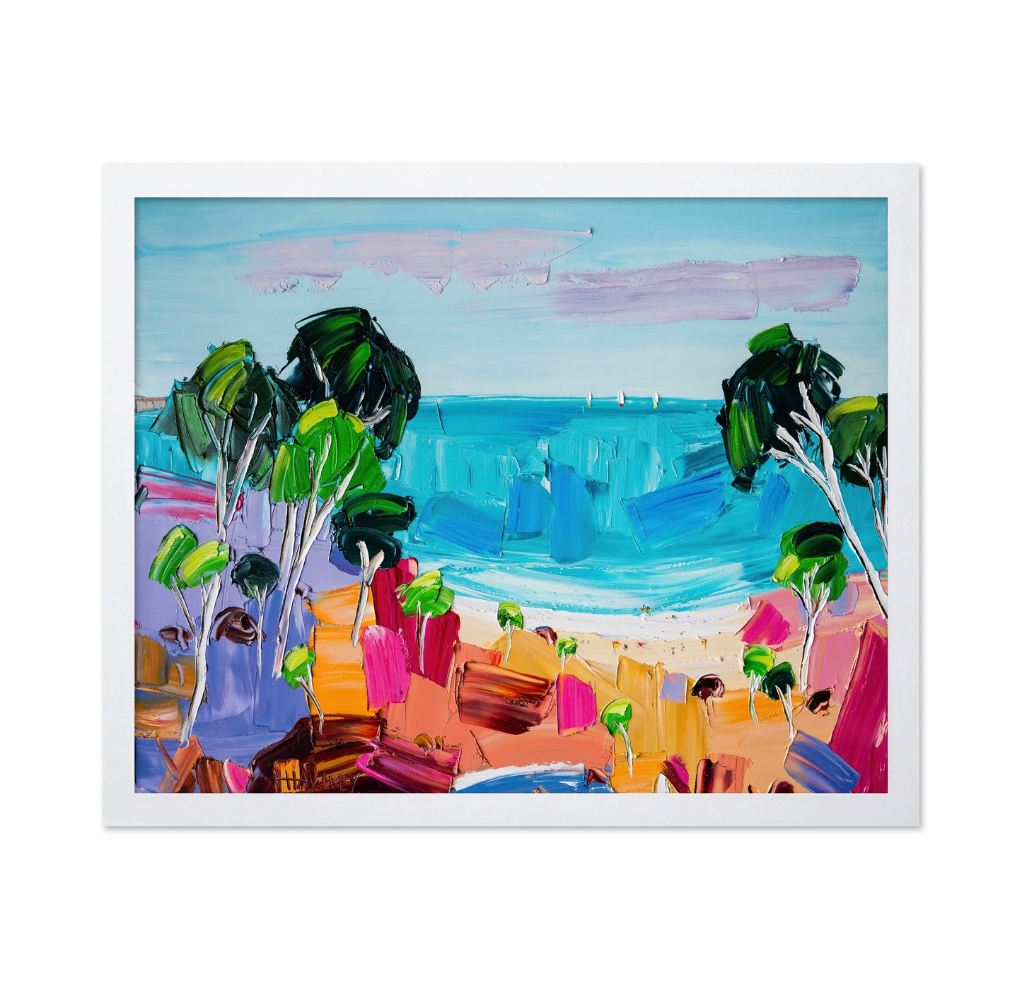 Vibrant Coastal View