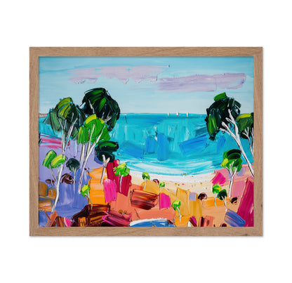 Vibrant Coastal View
