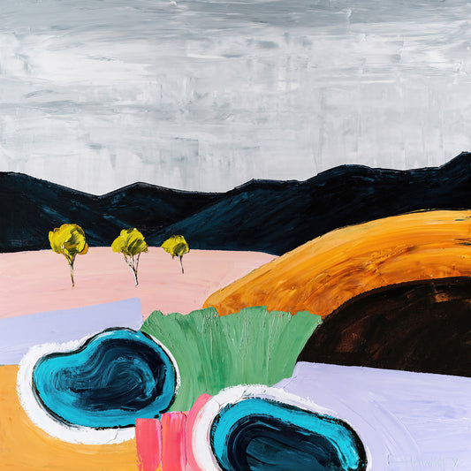 Abstract Valley Pools