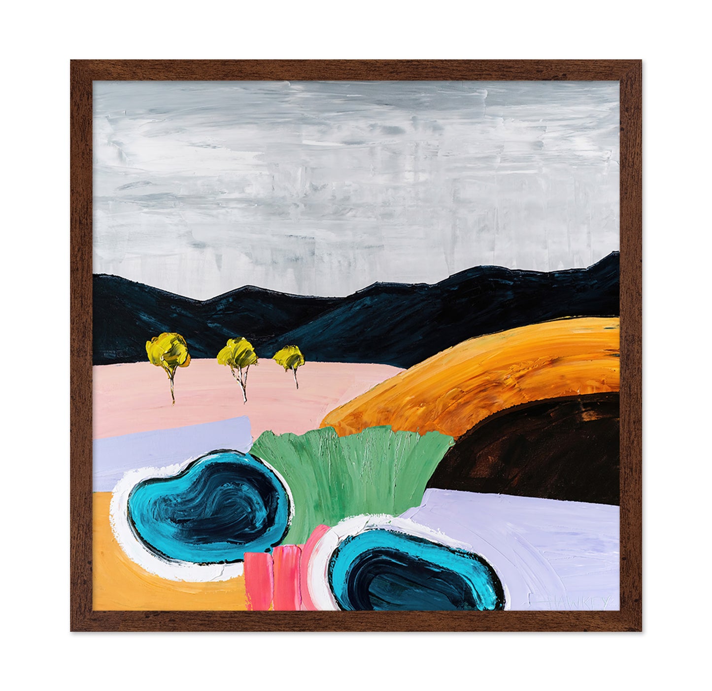 Abstract Valley Pools