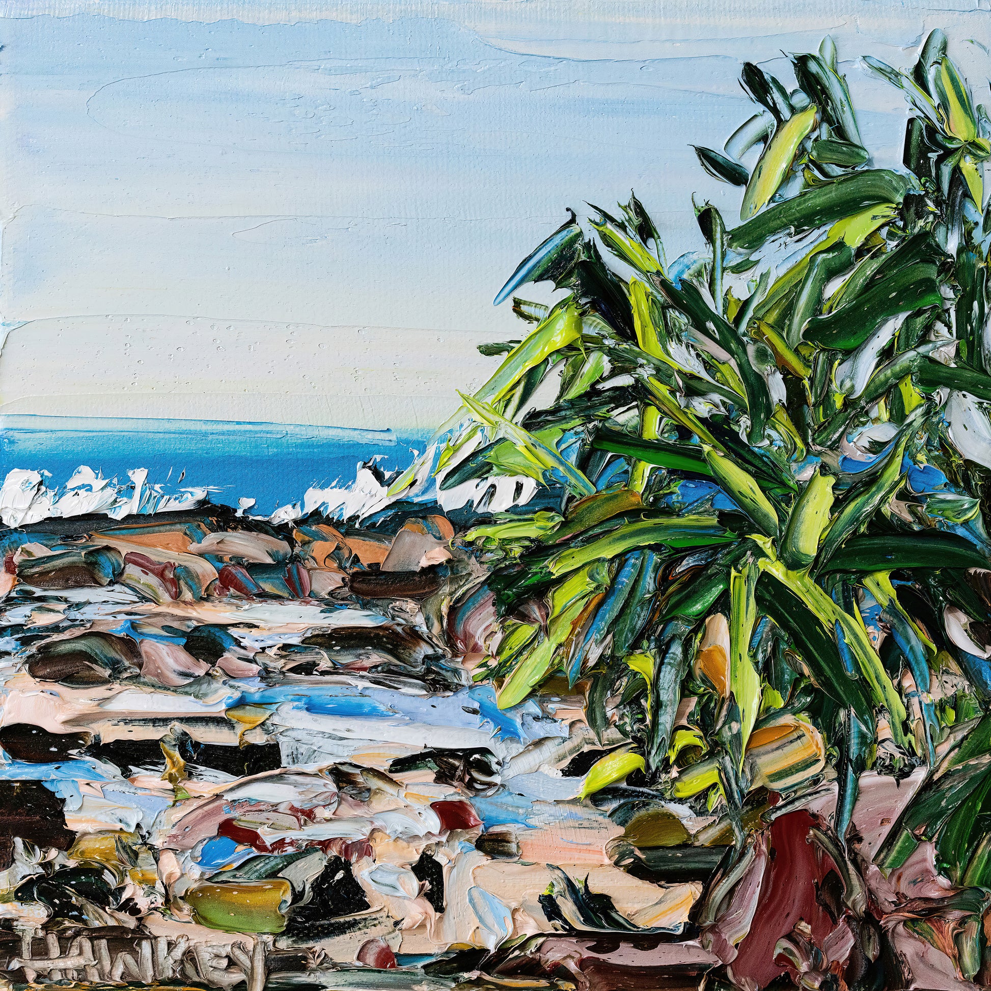 Rocky Shore Palms