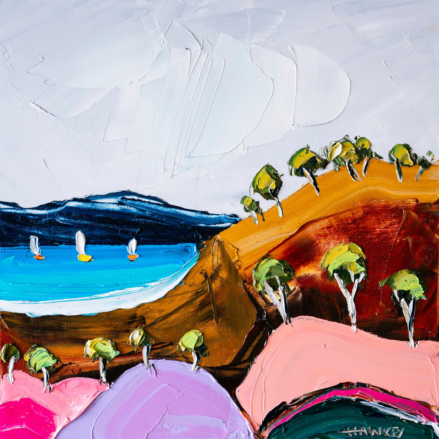 Colorful Coastal Hills No1
