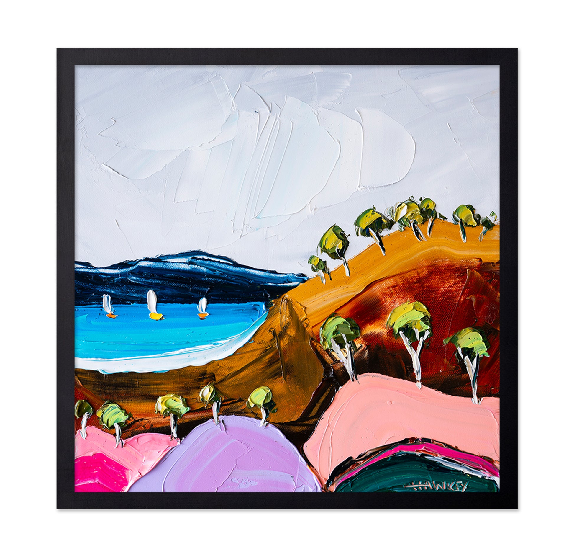Colorful Coastal Hills No1